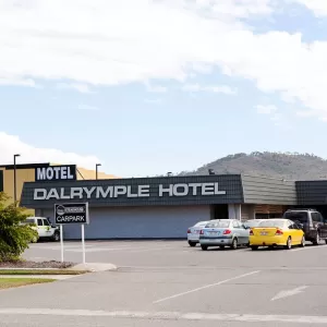 A relaxing photo of the pokies at the Dalrymple Hotel in Garbutt, Queensland