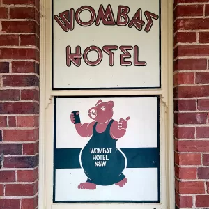A relaxing photo of the pokies at the Wombat Hotel in Wombat, New South Wales