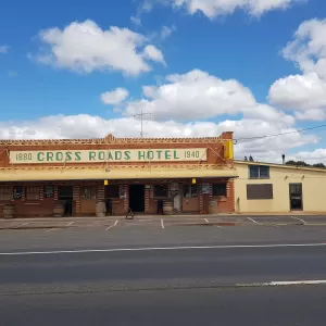 A relaxing photo of the pokies at the Cross Roads Hotel in Tomingley, New South Wales