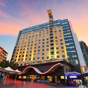 A relaxing photo of the pokies at the Mercure Sydney in Sydney, New South Wales